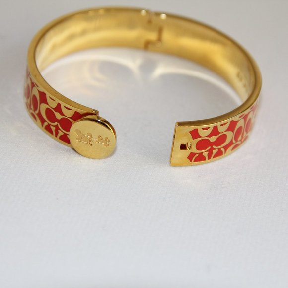 Coach Legacy Signature C Hinged Bangle - Picture 11 of 13